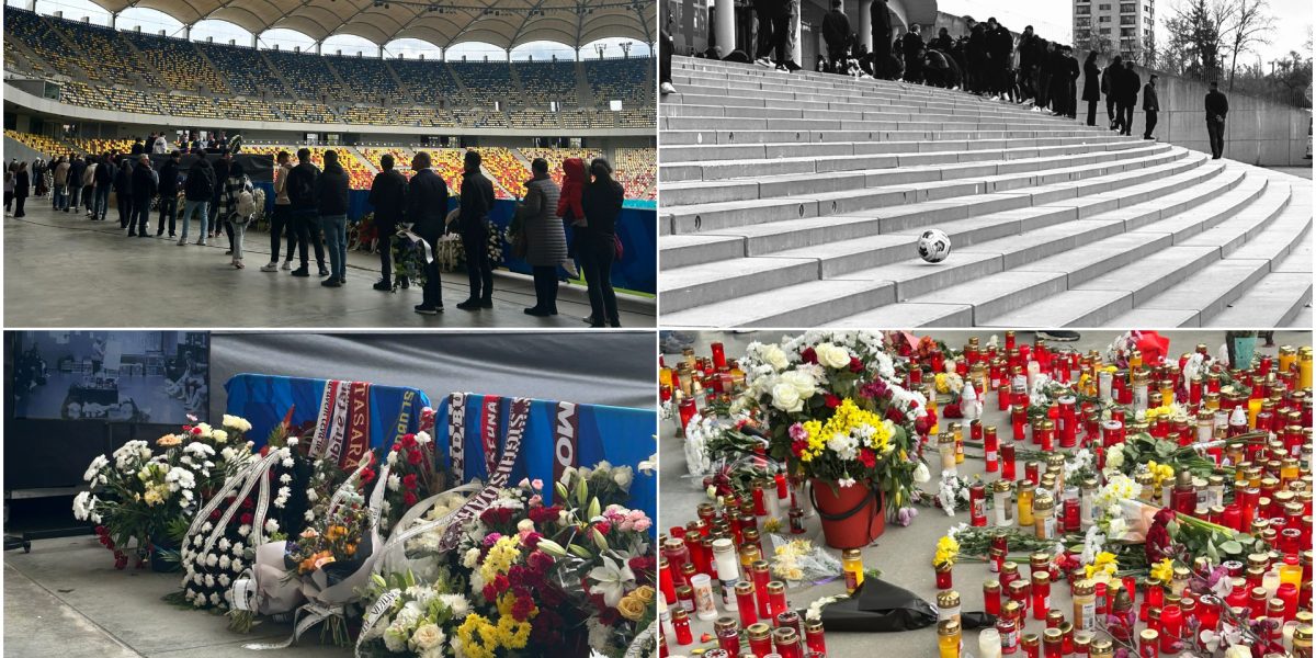 M. Lucescu, omagiat pe Arena Națională: România își plânge idolul