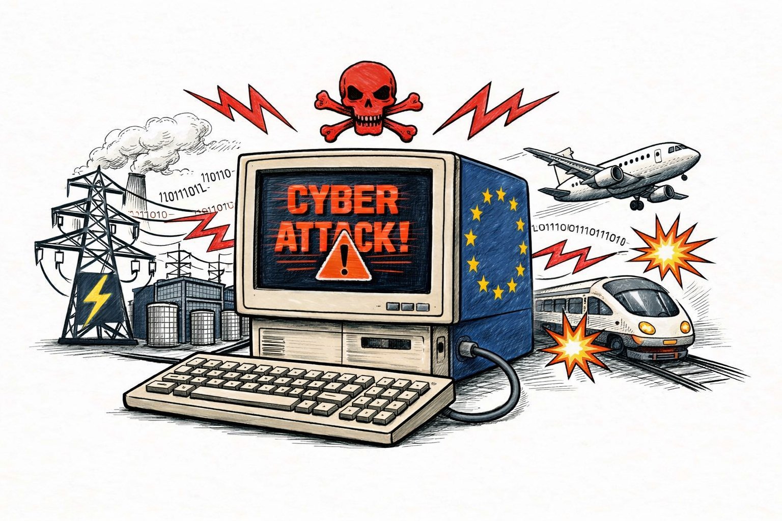 Amenințările cibernetice la adresa infrastructurii critice din România, precum rețelele de energie și transport, reprezintă un risc major, care necesită măsuri urgente de protecție