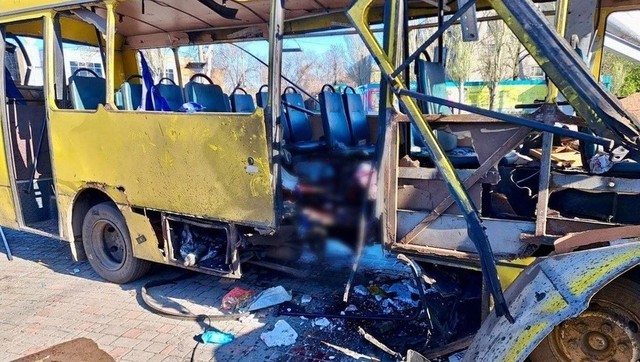 Atac cu dronă la nikopol: Patru morți și 16 răniți într-un autobuz public