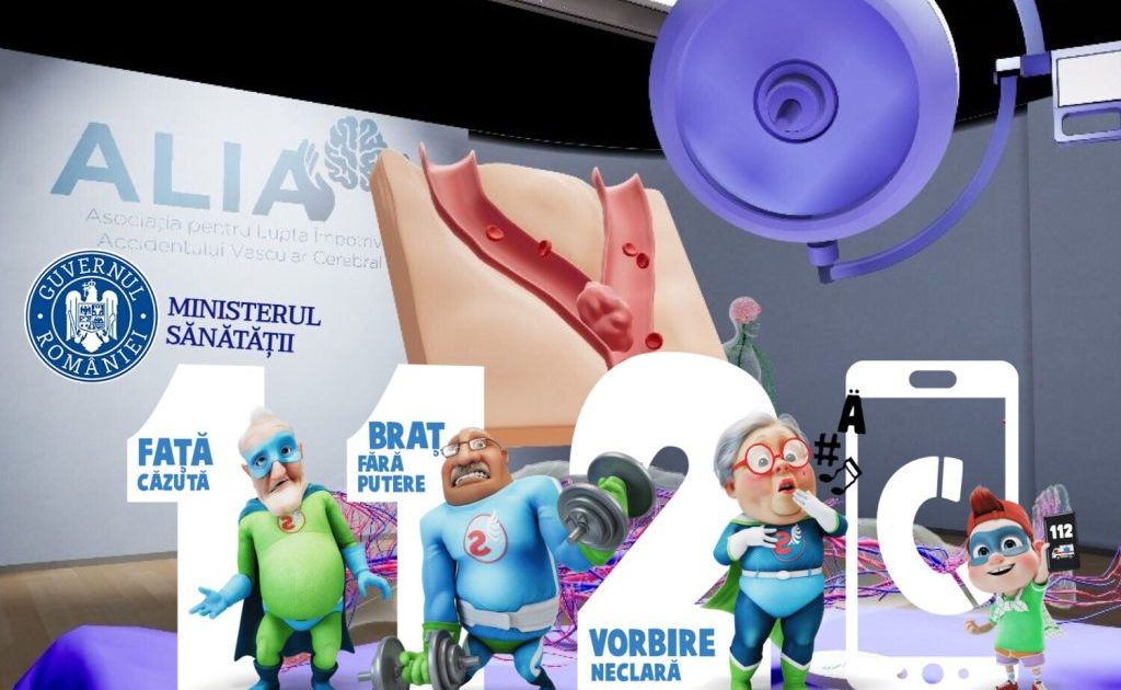 Minsiterul Sănătății și ALIA, campanie de conștientizare AVC cu „Eroii FAST”