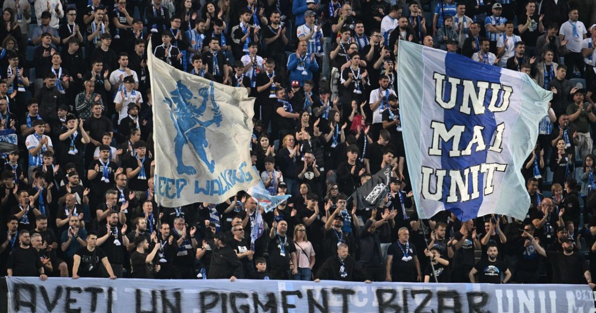 Grotesc la Craiova: Oltenii au afișat bannere șocante contra Rapid, sfidând bunul simț
