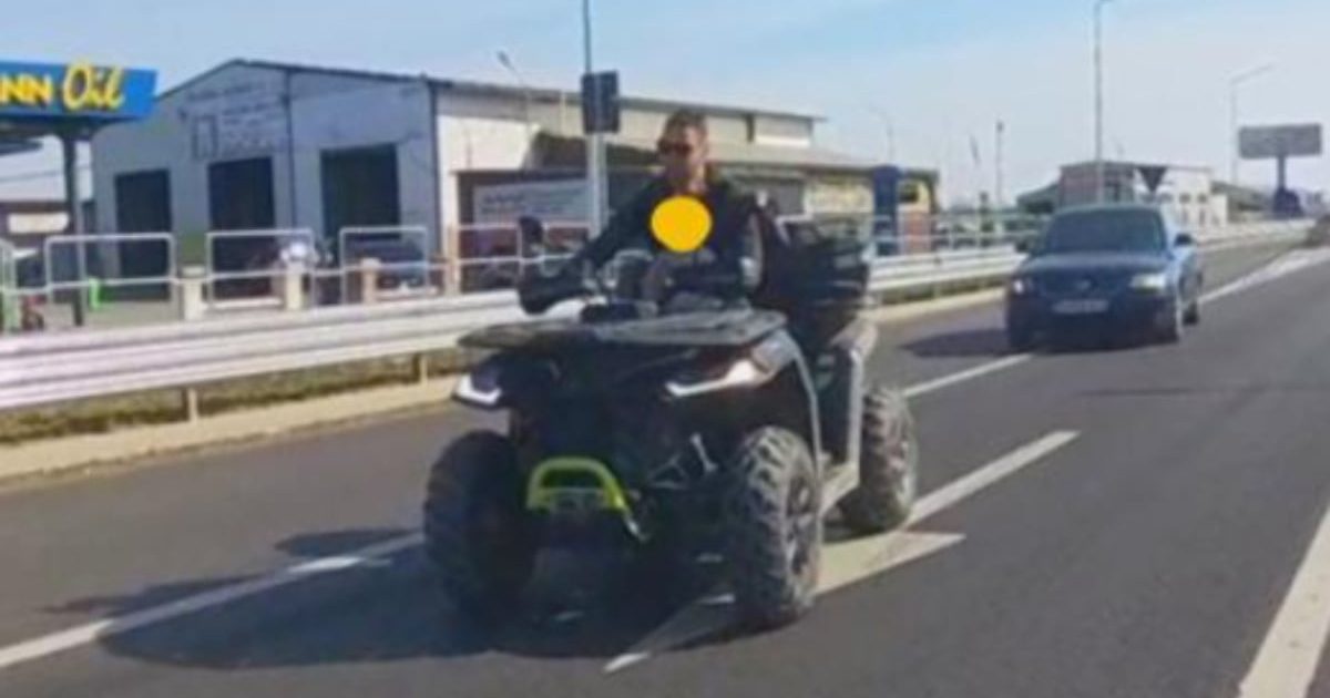 Bărbat, cu copil pe ATV, între Oșorhei și Oradea: Poliția, în alertă