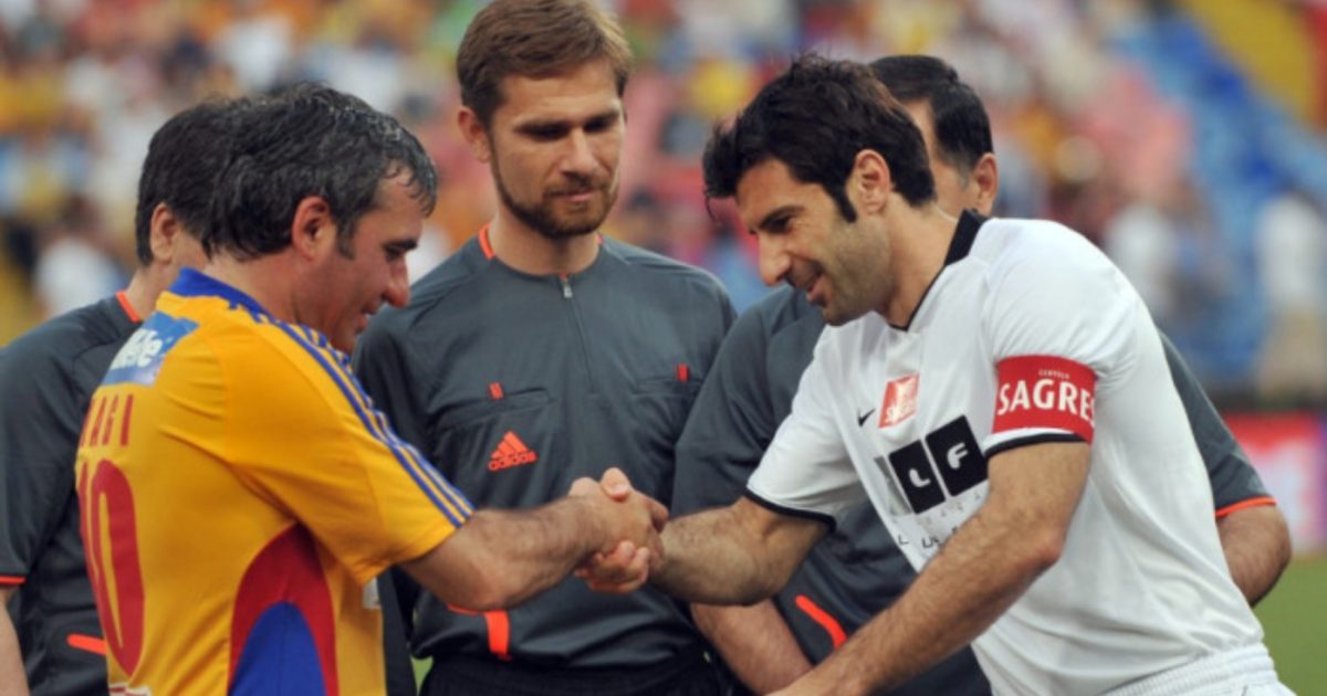 Figo, șocat de numirea lui Hagi la națională: „Da!?”. Reacția lui