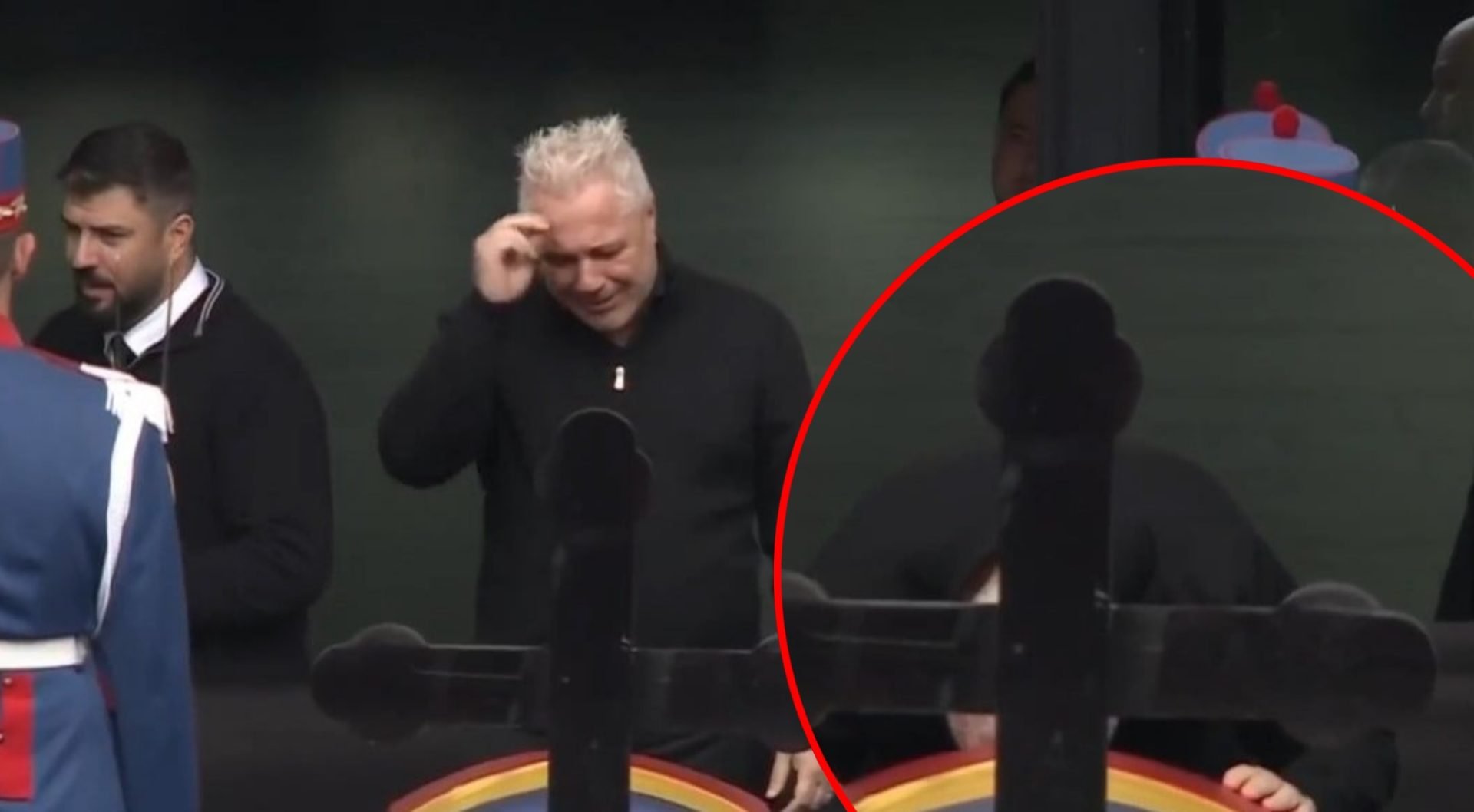 Marius Șumudică, vizibil afectat, și-a luat rămas-bun de la Mircea Lucescu la Arena Națională din București