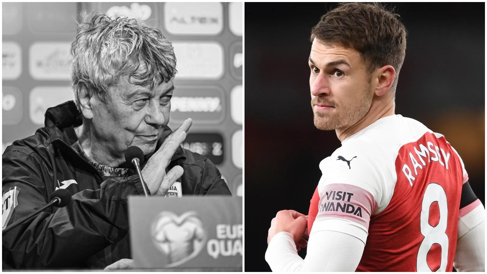 Blestemul lui Aaron Ramsey, din nou la final? Ce-a pățit, după moartea lui Mircea Lucescu