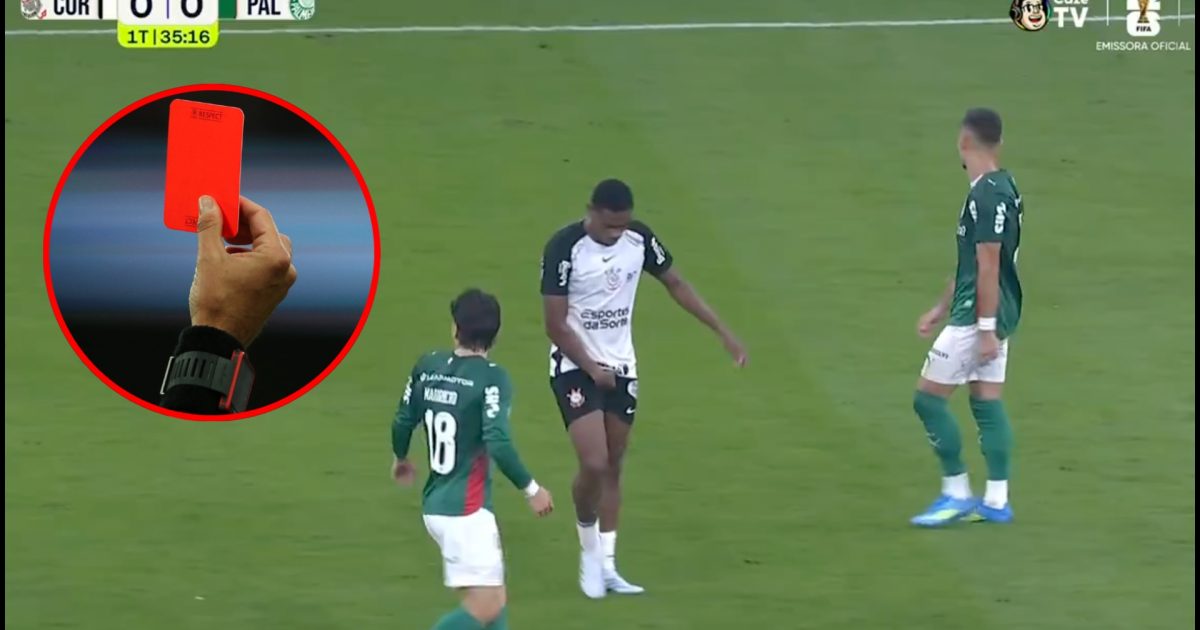 Gest obscen pe teren în Brazilia: Fotbalist, eliminat după un contact jenant