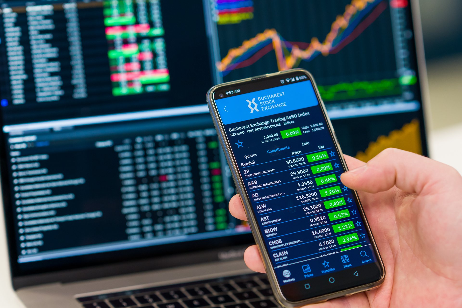 Indicele BET a urcat cu 0,85% miercuri, pe fondul optimismului global Indicele BET al Bursei de Valori București a încheiat ședința de miercuri cu un avans de 0,85%, atingând valoarea de 28,461,8 puncte