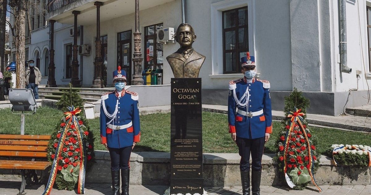 Dezvăluire șoc în Iași: De ce a dispărut bustul lui Octavian Goga din parc?