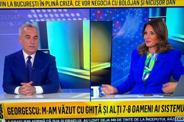 Călin Georgescu sare în apărarea Realitatea Plus și Gold FM: Democrația, invocată în scandalul Gușă