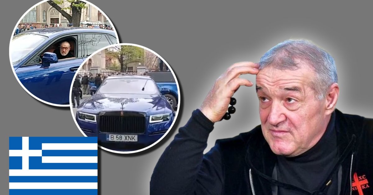 Cum l-au „botezat” grecii pe Gigi Becali, venit la Lucescu cu bolidul de lux
