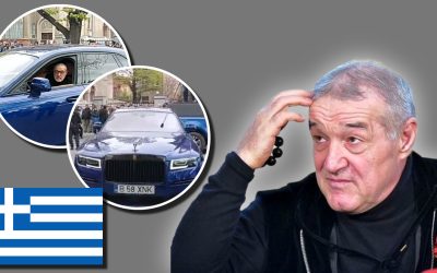 Cum l-au „botezat” grecii pe Gigi Becali, venit la Lucescu cu bolidul de lux