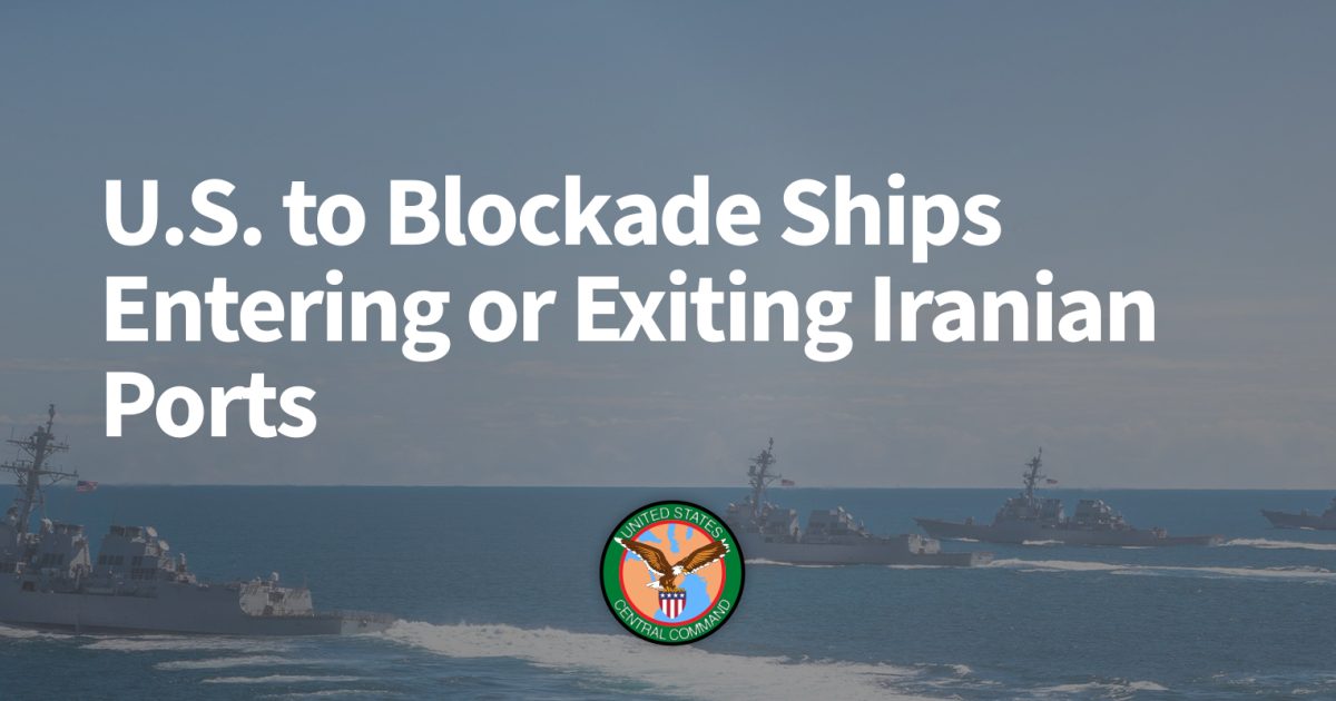 SUA blochează porturile IRANULUI: Armata americană, decizie fulgerătoare