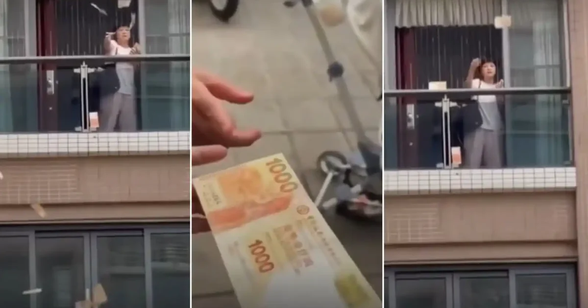 Ceartă violentă cu soțul: Femeie aruncă 160.000 de dolari pe fereastră