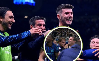 Cristi Chivu, descătușat! Imagini RARE după finala Cupei Italiei cu Inter