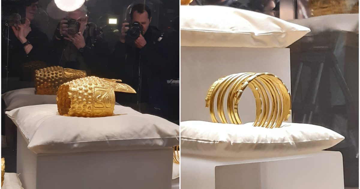 Coiful de la Coțofenești și brățările dacice, bijuterii expuse la Muzeul de Istorie