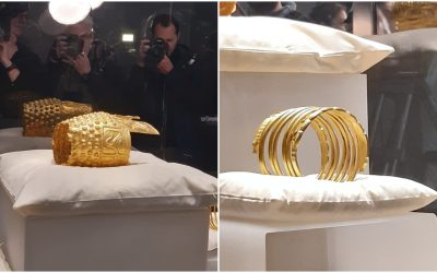 Coiful de la Coțofenești și brățările dacice, bijuterii expuse la Muzeul de Istorie
