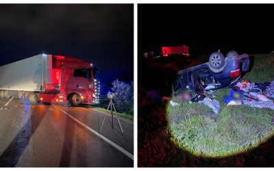 Șofer mort pe centură la Craiova, după impact cu un TIR din Brăila