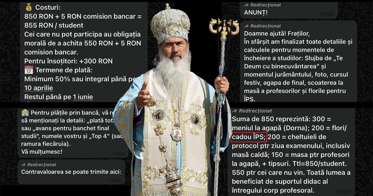 Studenții primesc 200 de lei la absolvire. Cât de generoasă e Facultatea de Teologie