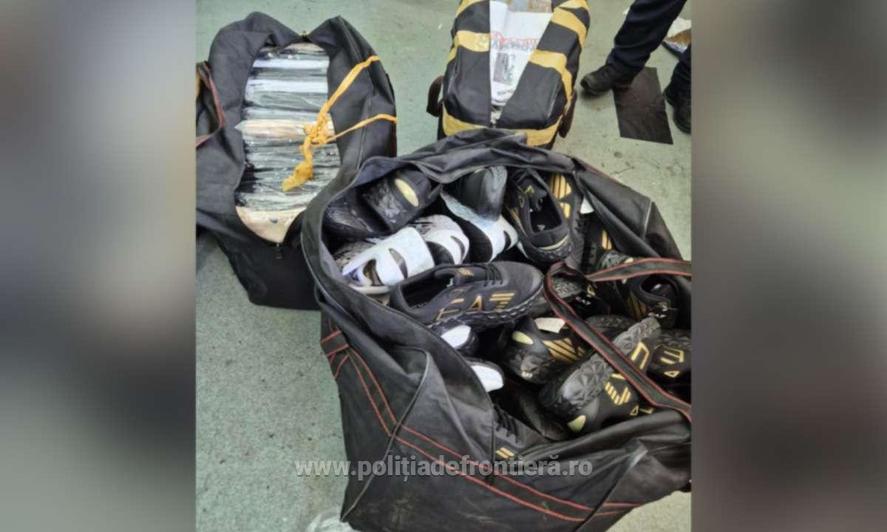Giurgiu: Marfă falsă de un milion de lei, depistată de polițiștii de frontieră