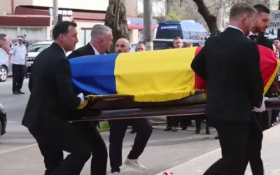 Începe ceremonia de adio pentru Mircea Lucescu la biserica Sfântul Elefterie din București