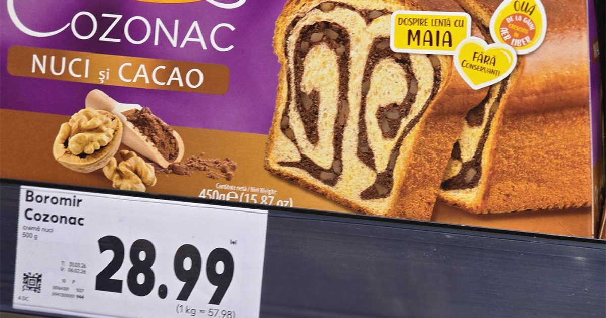 Cozonac Kaufland: Ce ingrediente ascunde eticheta. Avertisment pentru consumatori