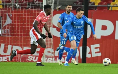 Dinamo învinge U Cluj în play-off: Victorie dramatică cu 2-1