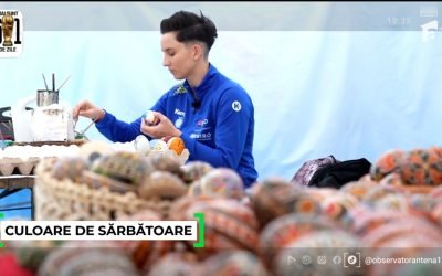Cristina Laslo, provocare de Paște la Jurnalul Antena Sport