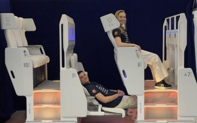 Scaunul-pat din avion: Cum arată „designul suprem”