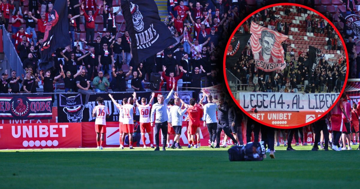 Ultrașii UTA protestează: Banner dur la meciul cu Botoșani, despre Legea 4