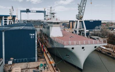 Navă militară europeană, operare drone, construită la Galați pentru Portugalia