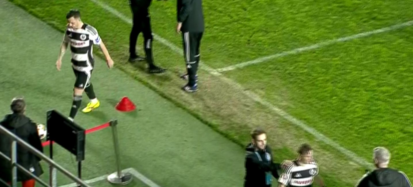 Nistor, schimbat de bergodi, a clacat! Gestul de nervi al fotbalistului