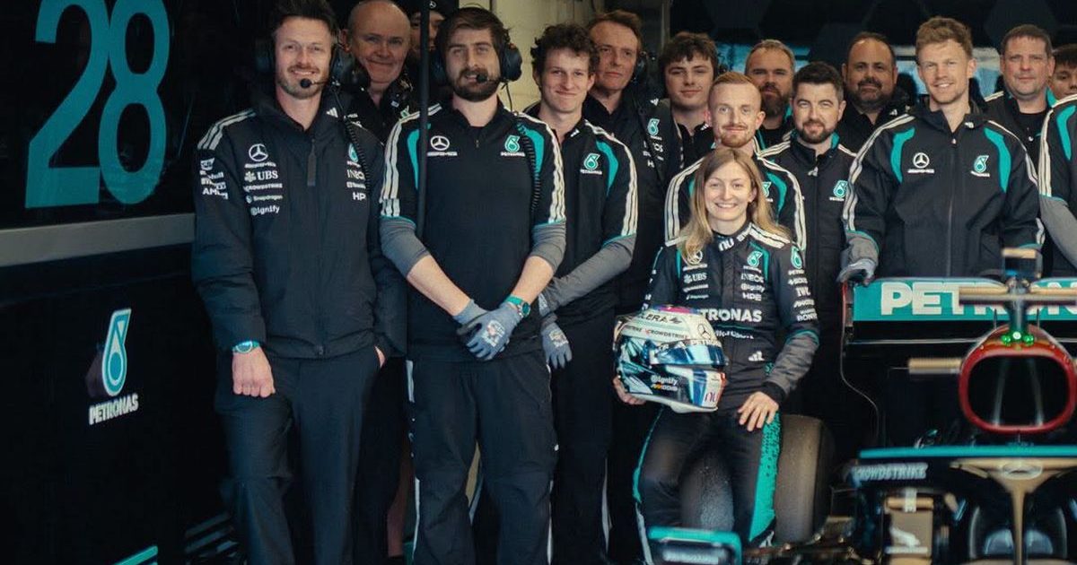Doriane Pin, în istorie: Prima femeie la volanul unui Mercedes de Formula 1