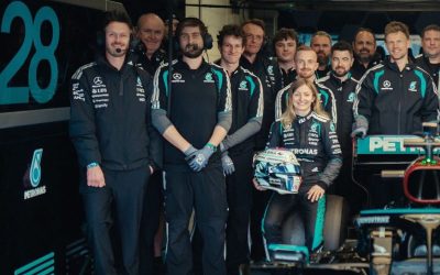 Doriane Pin, în istorie: Prima femeie la volanul unui Mercedes de Formula 1