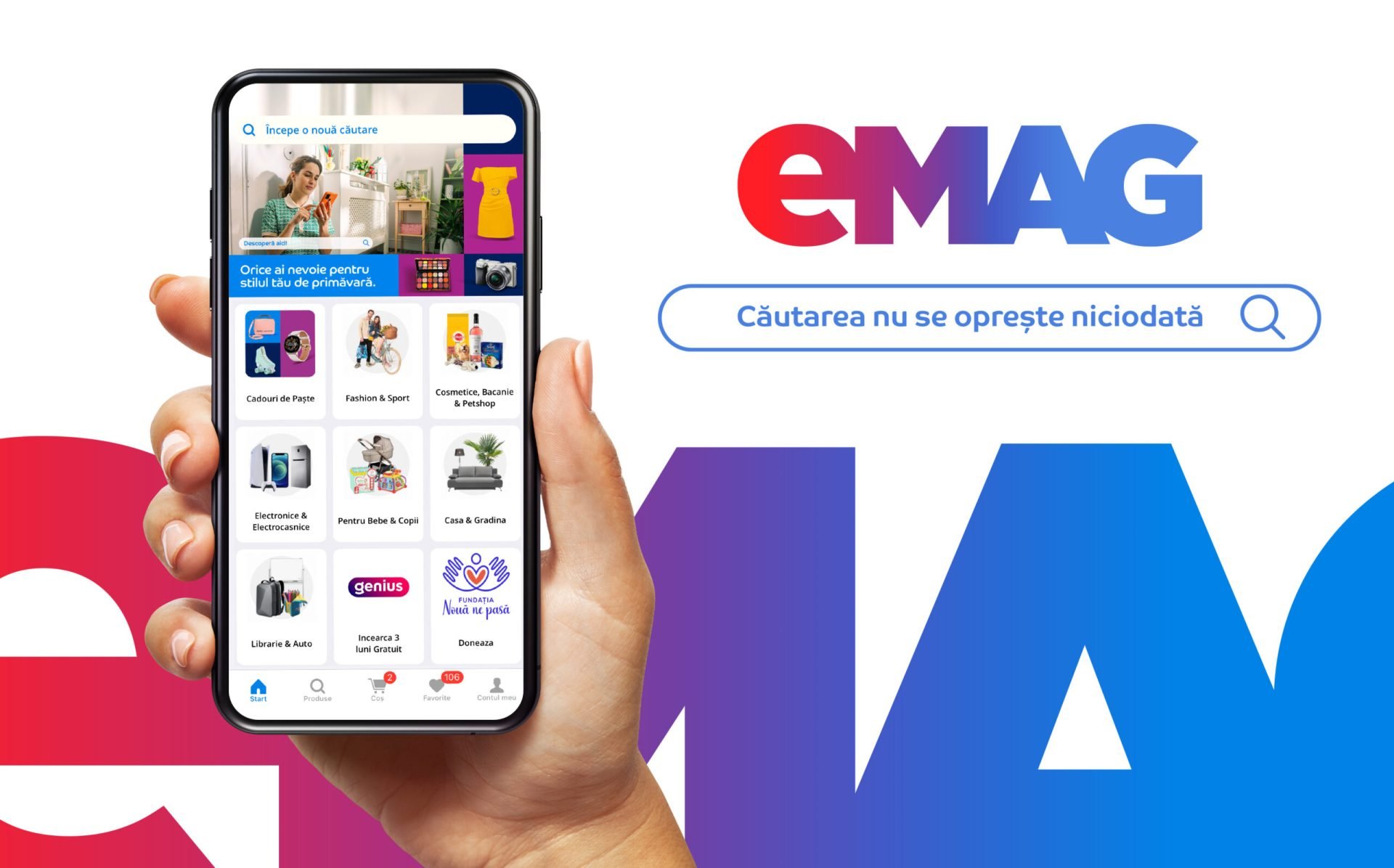 eMAG lansează notificări pe WhatsApp pentru clienți: Ce trebuie să știi București – Gigantul e-commerce eMAG a anunțat lansarea unui nou serviciu gratuit pentru clienții săi