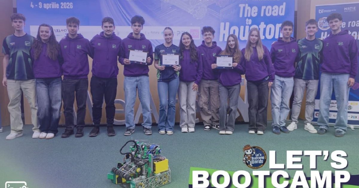 Timișoara: Elevii, pe podiumul mondial la robotică. Aurul, vis în SUA