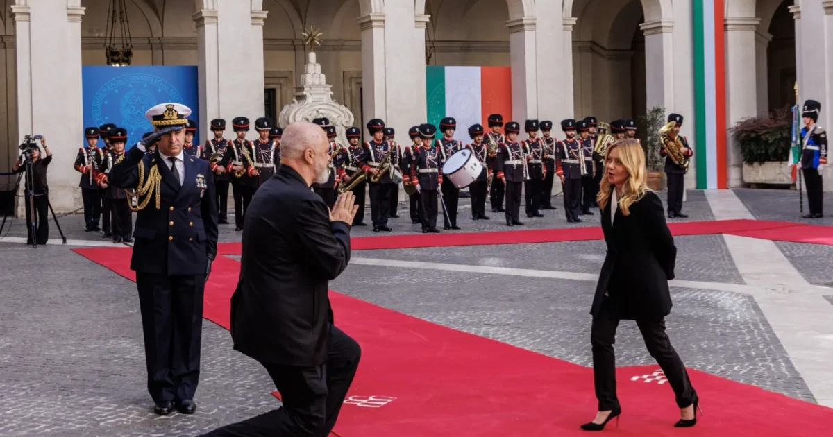 Premier european, gest INCREDIBIL în fața Giorgiei Meloni