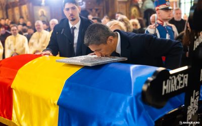 Momente grele la înmormântarea lui Mircea Lucescu: Imagini cutremurătoare