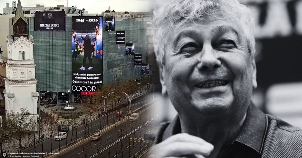 Mircea Lucescu, omagiat la km 0: Bucureștiul se înclină în fața „Il Luce”