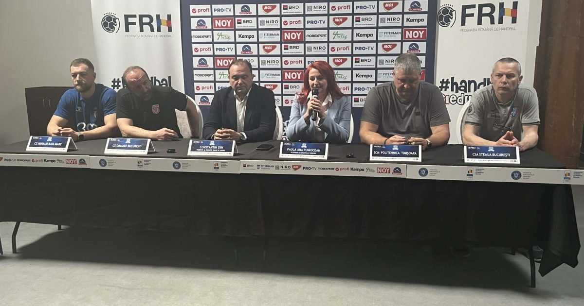 Handbal: Final Four la Timișoara, tribune goale. Ce zice Constantin Din?