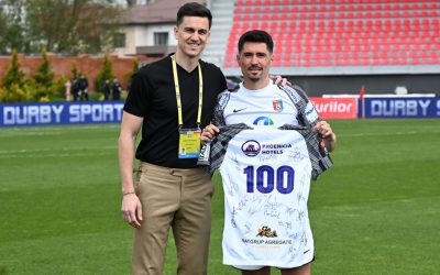 Cea de-al 100-lea meci pentru Chindia: Daniel Celea, erou pe teren!