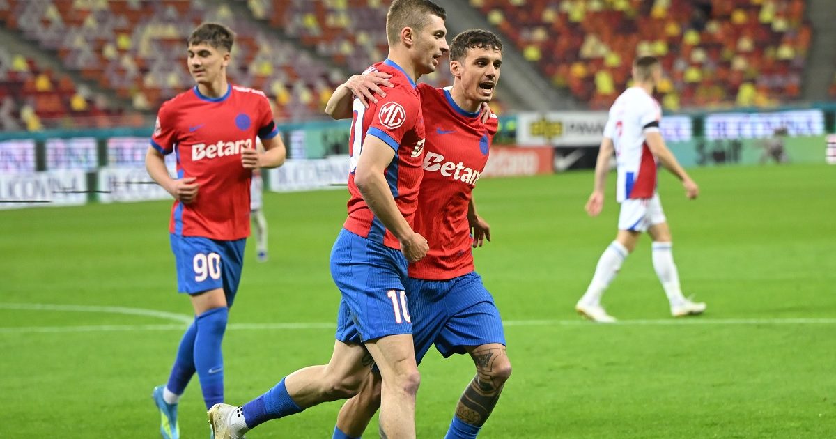 FCSB, spectacol cu 4 goluri într-o repriză! Galațiul, demolat de echipa lui Mirel Rădoi