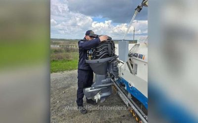 Motor de barcă de 25.000 lei, căutat de Norvegia, găsit la Tulcea