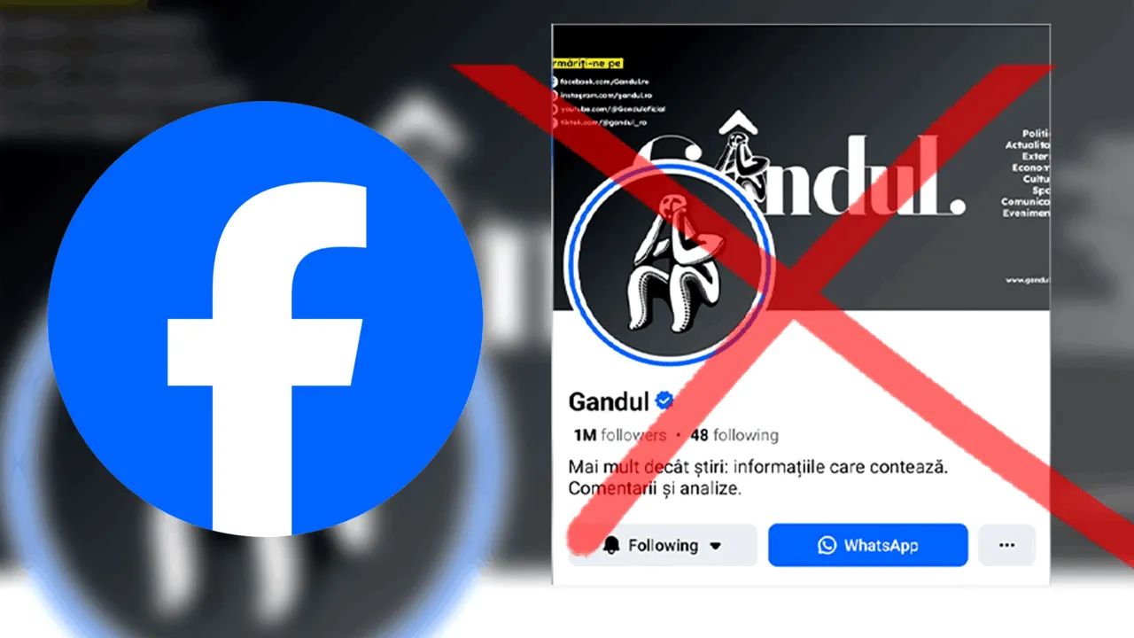 Compania Meta, care operează platforma Facebook, a închis pagina ziarului