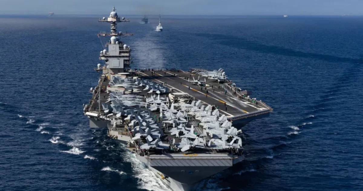 USS Gerald R. Ford, colosul naval american, revine în forță în Orientul Mijlociu