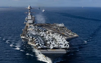 USS Gerald R. Ford, colosul naval american, revine în forță în Orientul Mijlociu