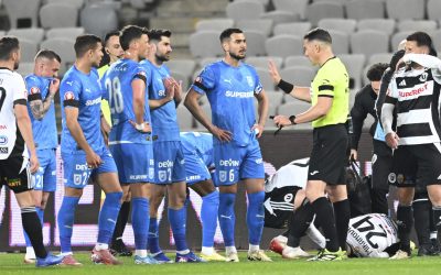 Etapă nebună la Cluj: Etim, eliminat de Kovacs în minutul 20, U Cluj – U Craiova