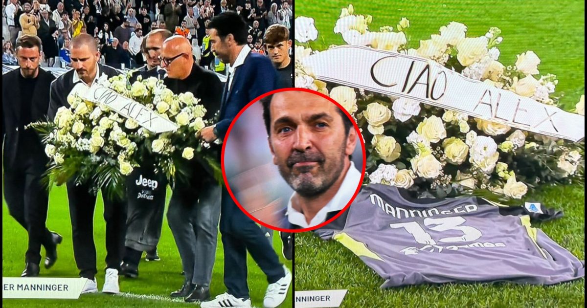 Buffon, comemorare emoționantă pentru un fost coleg de la Juventus, cu lacrimi în ochi