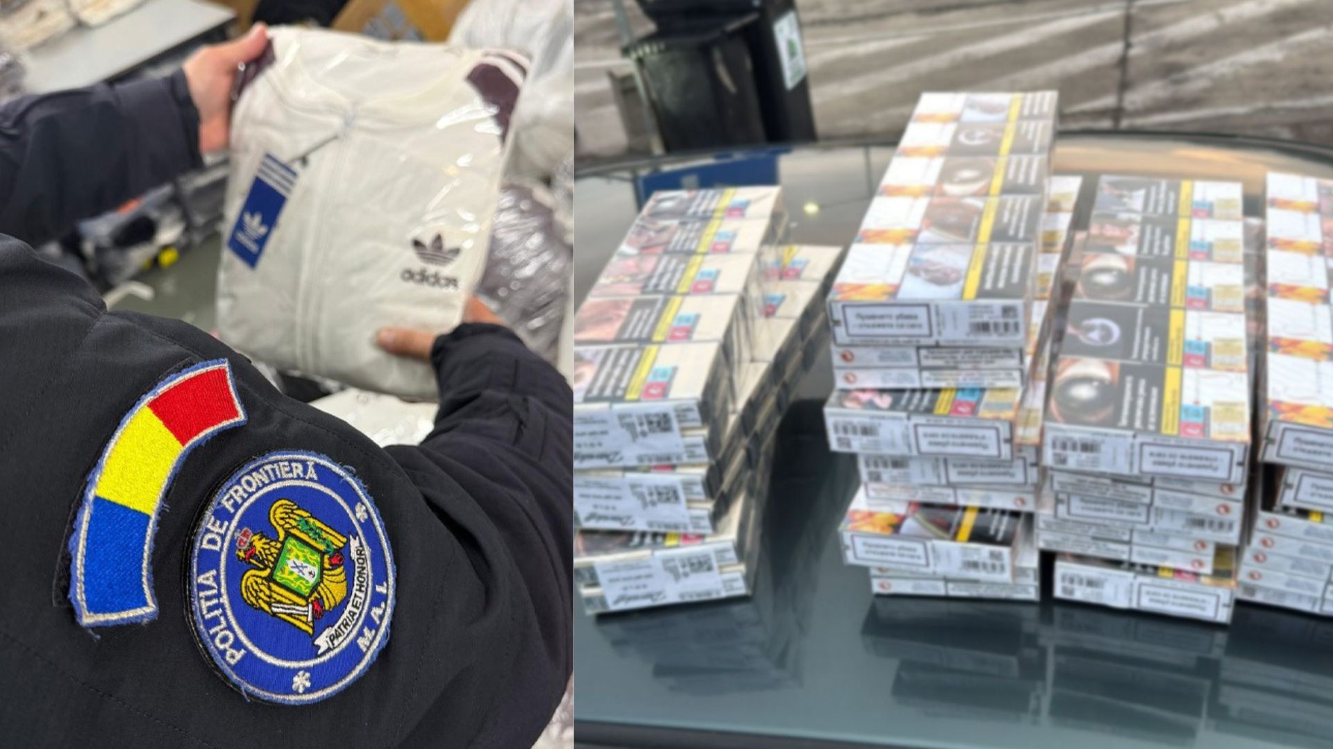 Contrabandă cu mărfuri de lux și țigări, descoperită la Giurgiu Polițiștii de frontieră din Giurgiu au confiscat, în urma unor controale ample, o cantitate impresionantă de mărfuri de contrabandă, estimate la o valoare de peste 1,5 milioane de lei
