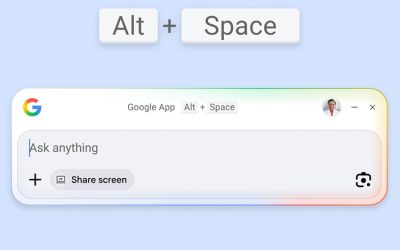 Google aduce Search și AI pe desktop: Windows, gata de revoluție