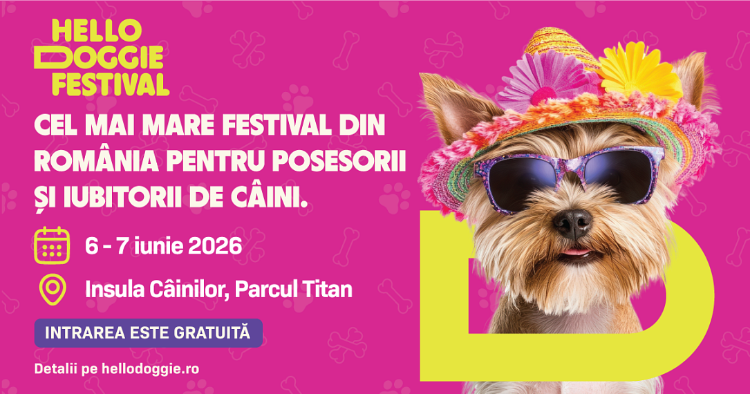 Doggie festival revine în parcul din București în iunie